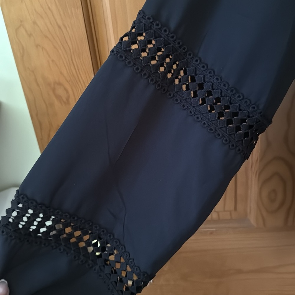 Elegant Black V-Neck Women's Top